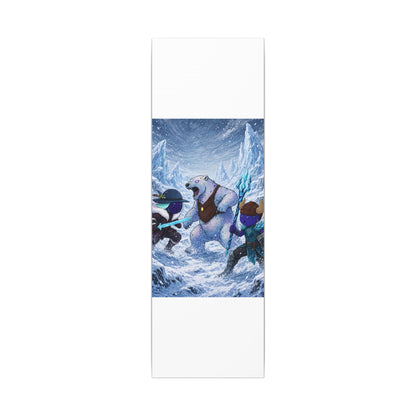 Bedtime Creations Canvas Wall Art — Frostmen vs. Polar Bear