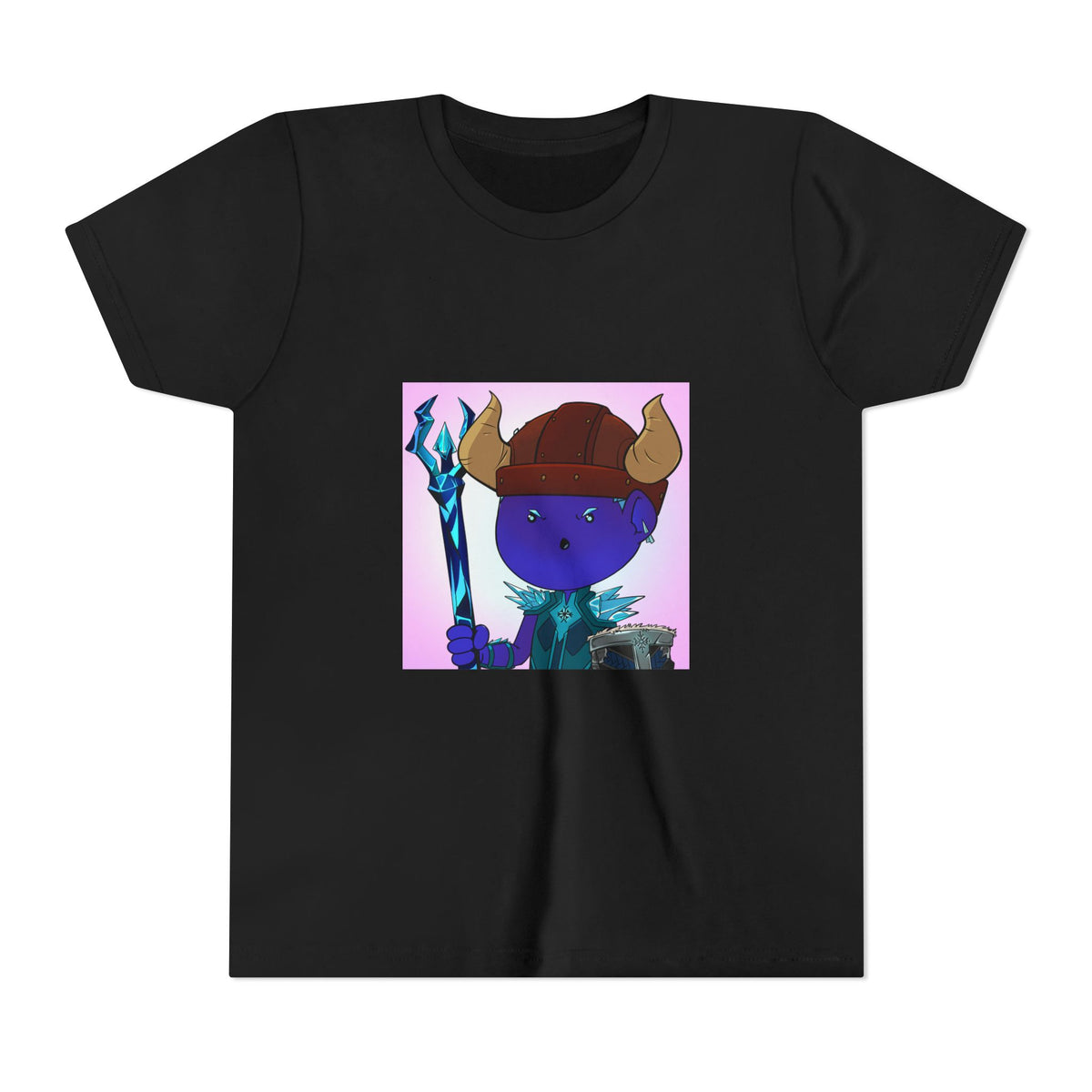 Bedtime Creations Youth Tee — Frostman Trident Warrior