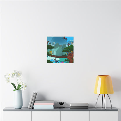 Bedtime Creations Canvas Wall Art — Woodlanders Valley
