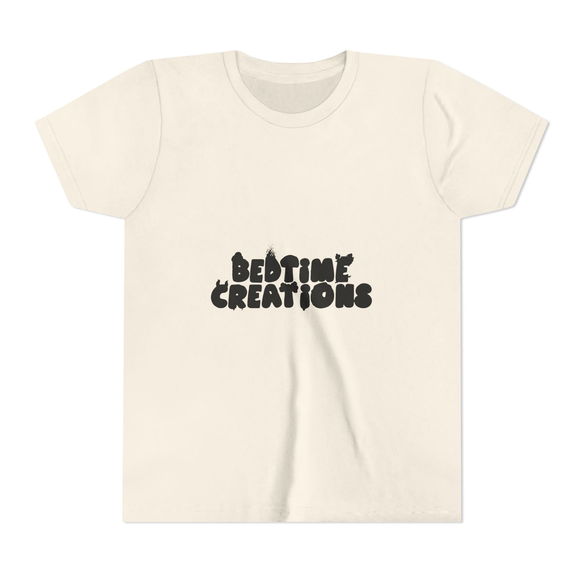 Bedtime Creations Youth Tee — Black Logo