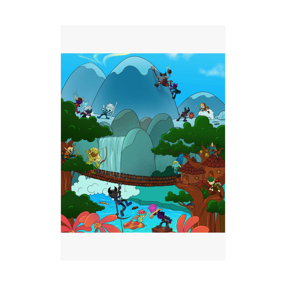 Bedtime Creations Poster — Woodlanders Valley