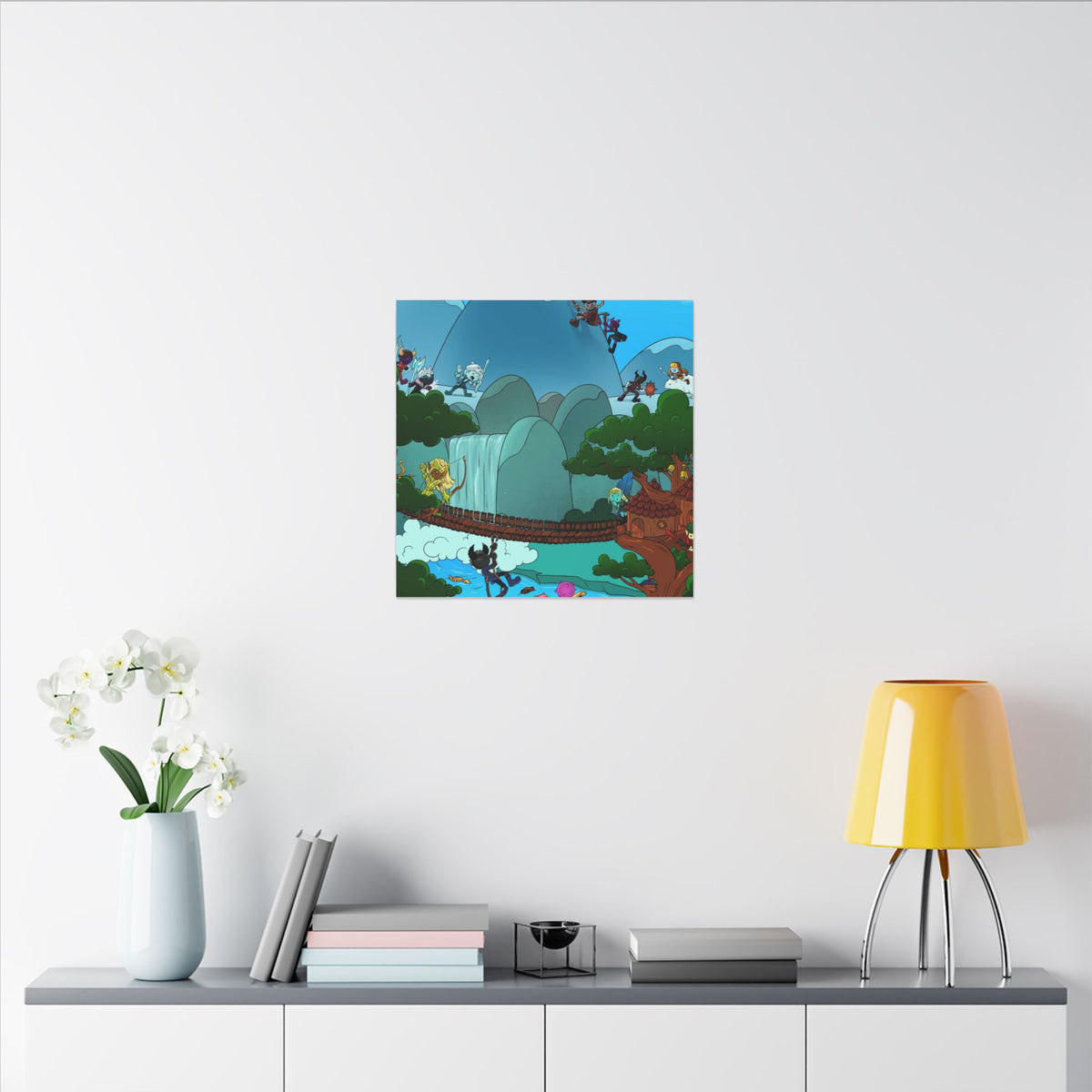 Bedtime Creations Canvas Wall Art — Woodlanders Valley