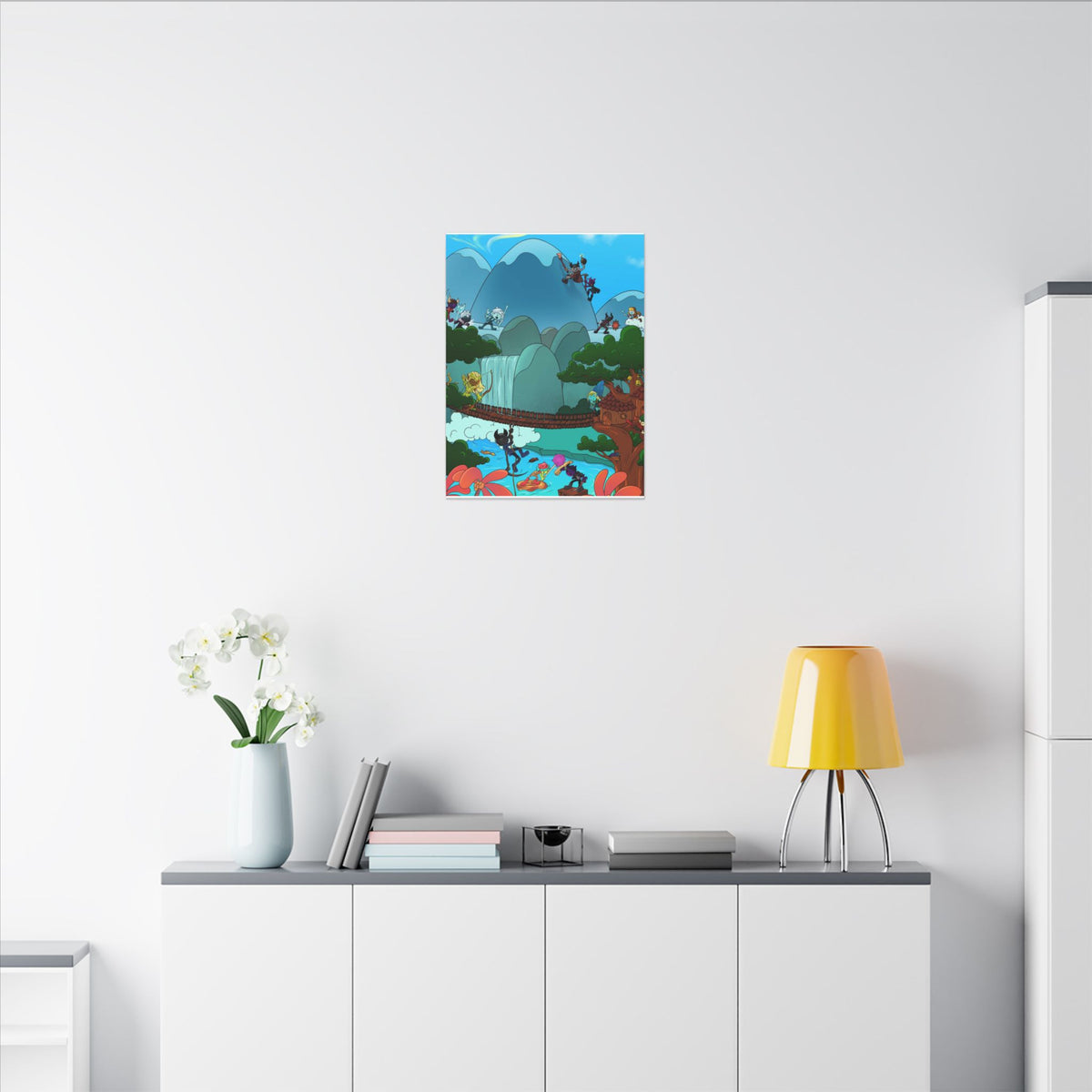 Bedtime Creations Canvas Wall Art — Woodlanders Valley