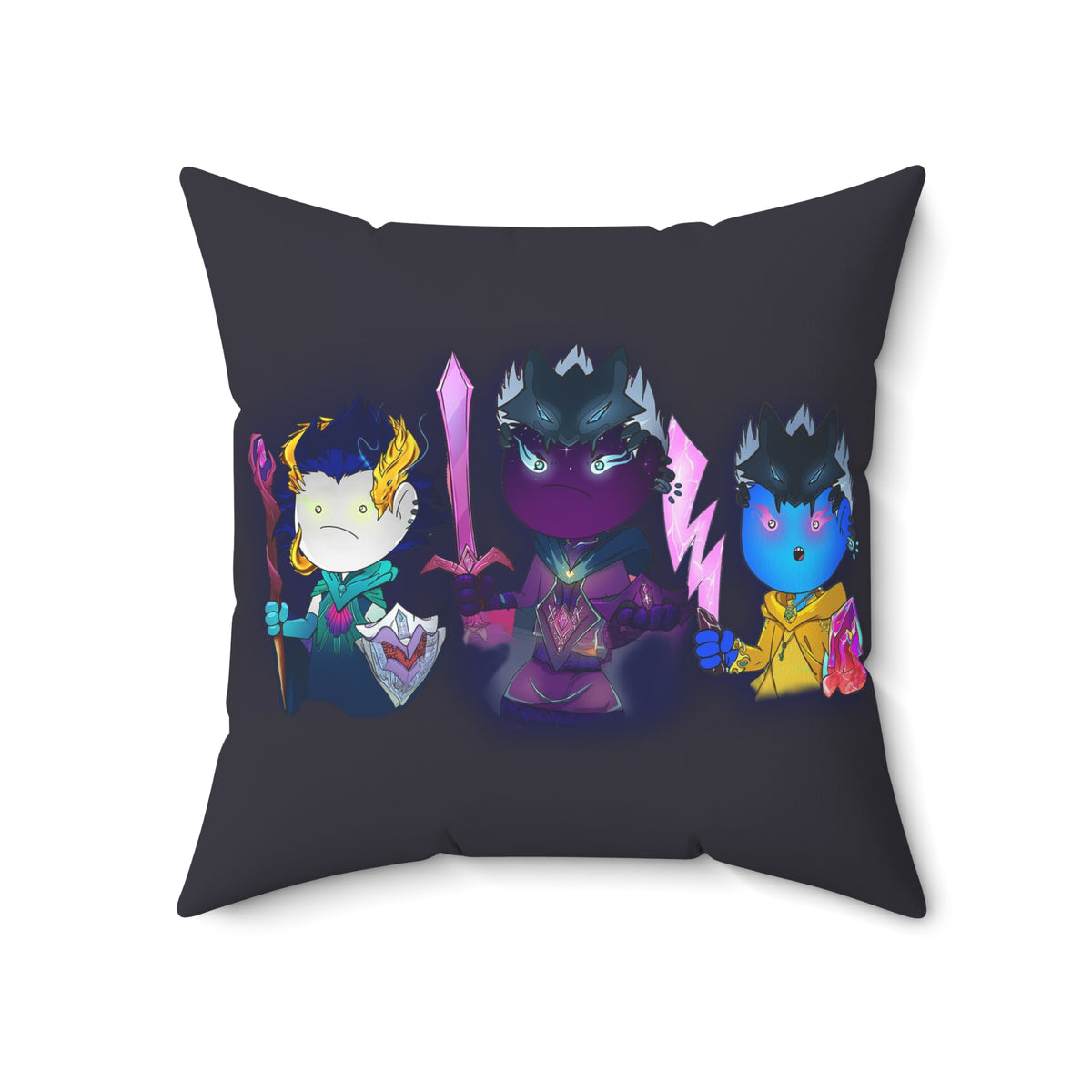 Bedtime Creations Throw Pillow — 3 Mystics