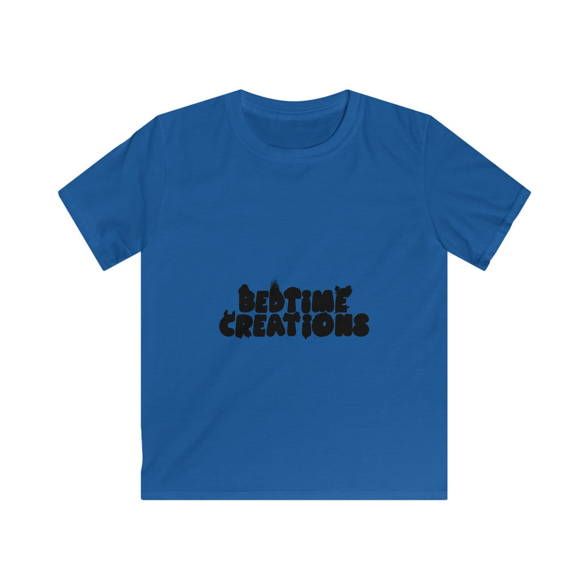 Bedtime Creations Youth Softstyle Tee — Black Logo