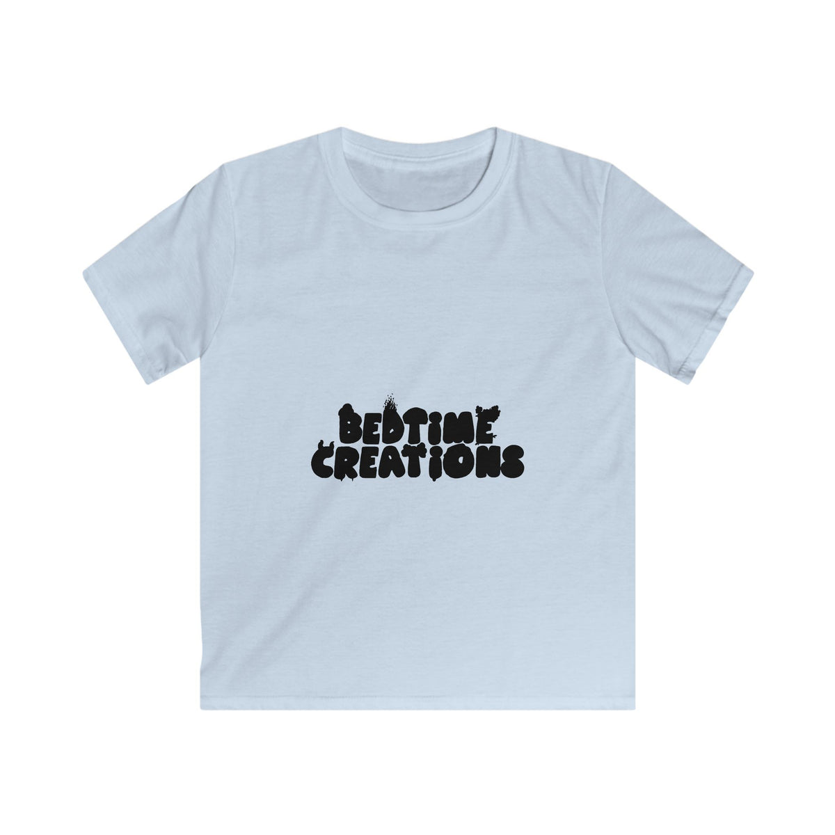 Bedtime Creations Youth Softstyle Tee — Black Logo