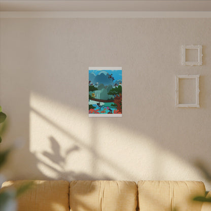 Bedtime Creations Canvas Wall Art — Woodlanders Valley