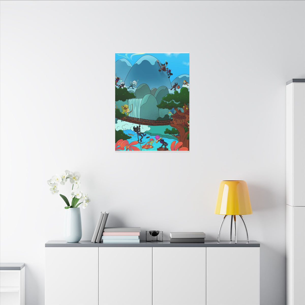 Bedtime Creations Canvas Wall Art — Woodlanders Valley