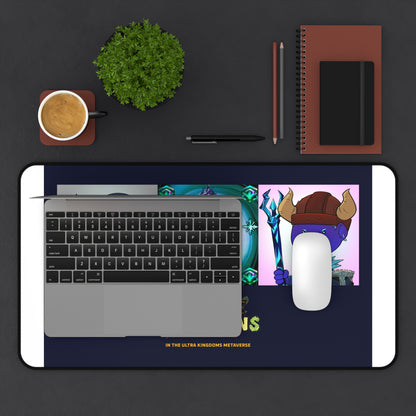 Bedtime Creations x Ultra Kingdoms Gaming Desk Mat — Frostmen & Polar Bear