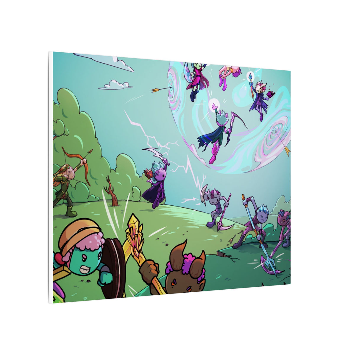 Bedtime Creations Canvas Wall Art — Battle of the Dream Realm