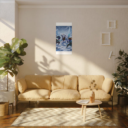 Bedtime Creations Canvas Wall Art — Frostmen vs. Polar Bear