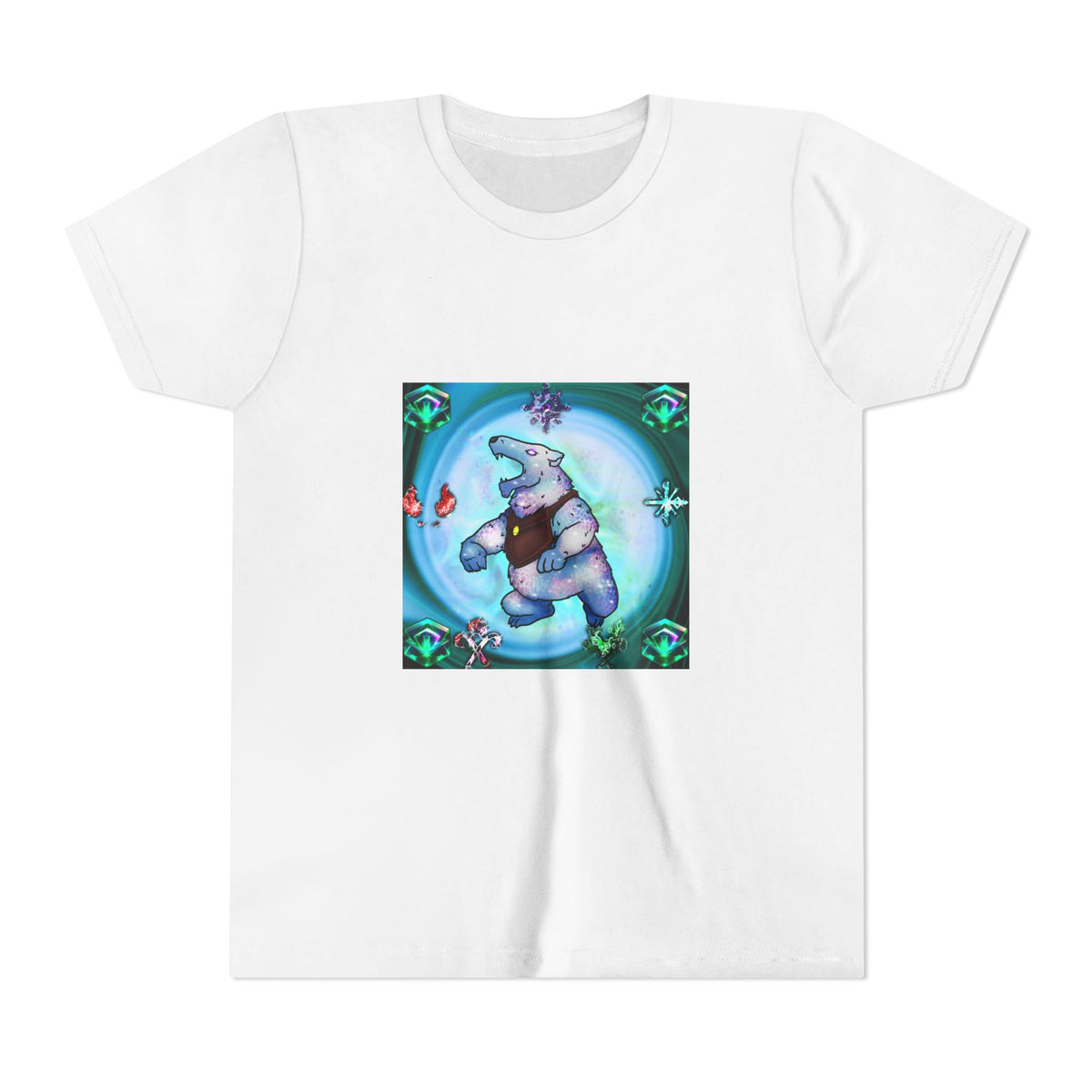 Bedtime Creations Youth Tee — Crystal Polar Bear