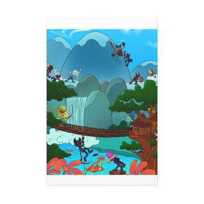 Bedtime Creations Canvas Wall Art — Woodlanders Valley