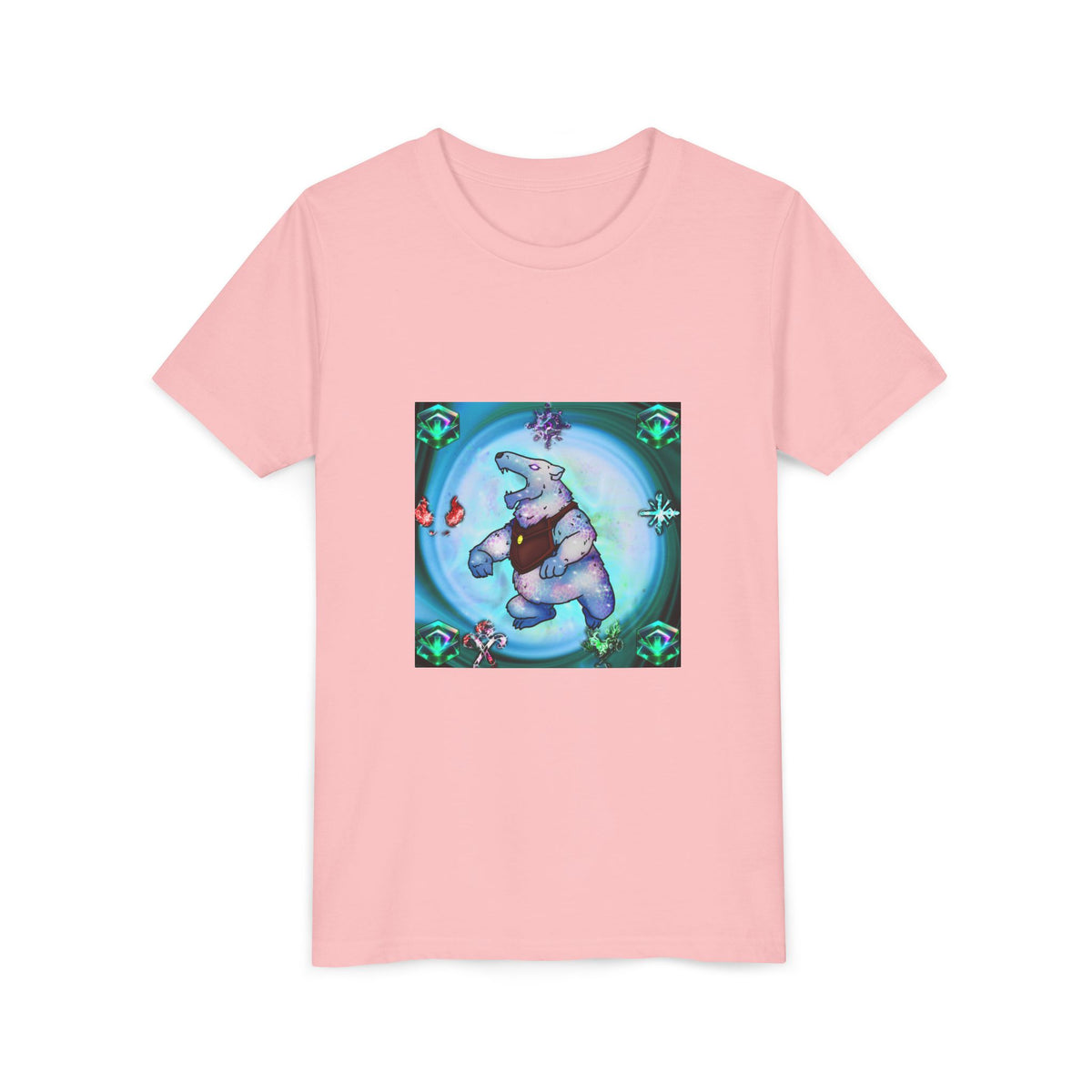 Bedtime Creations Youth Tee — Crystal Polar Bear