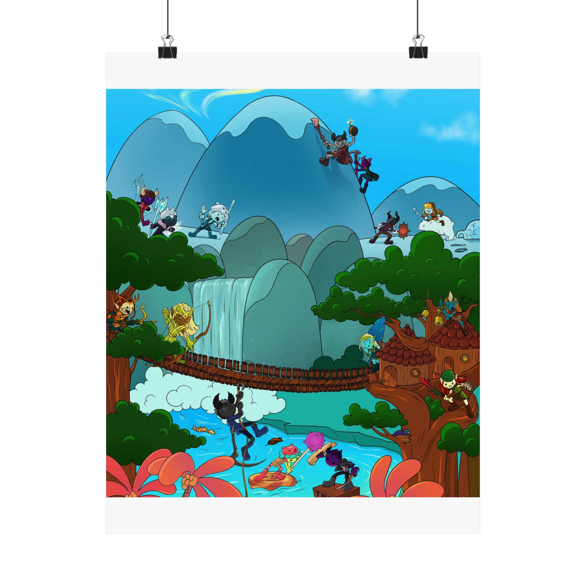 Bedtime Creations Poster — Woodlanders Valley