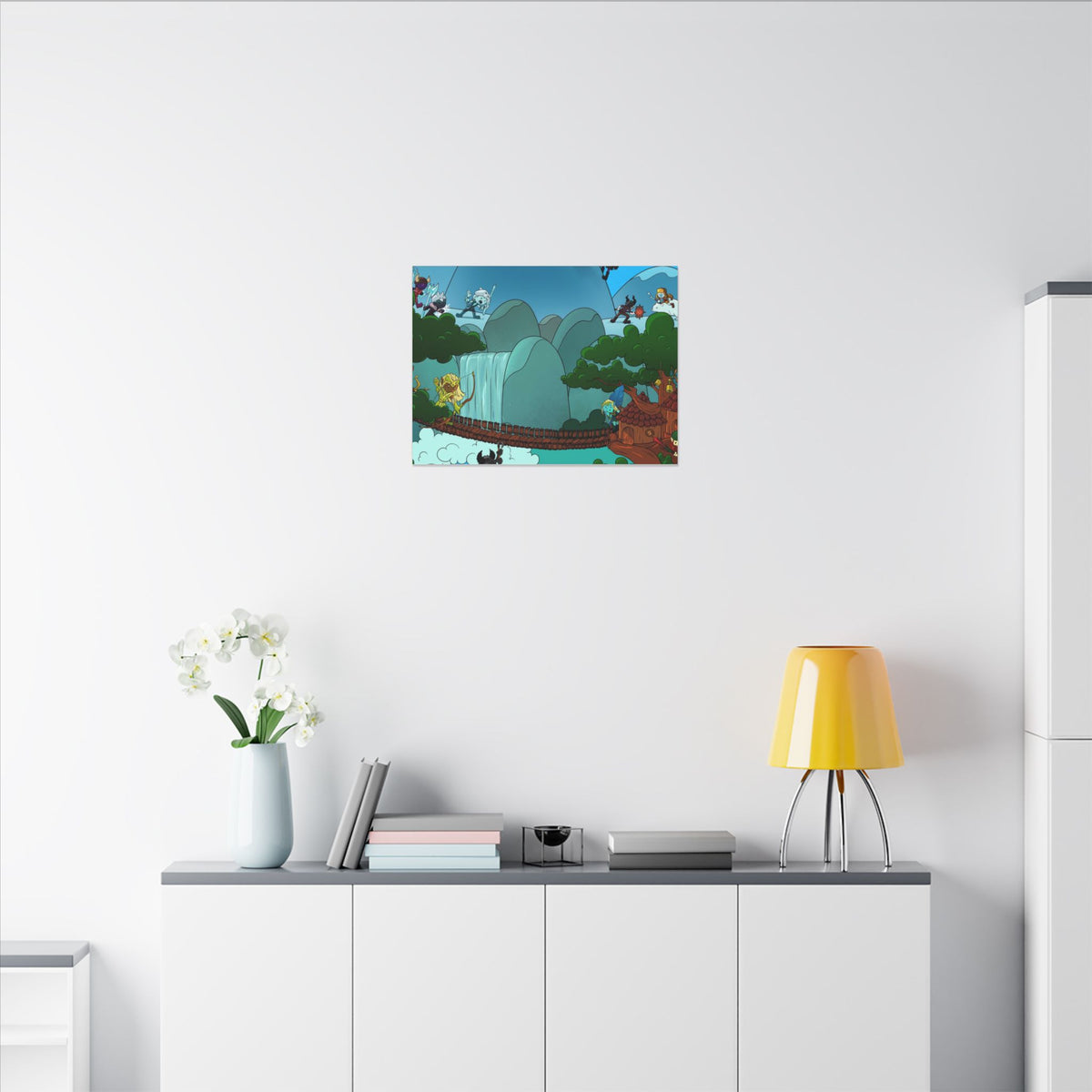 Bedtime Creations Canvas Wall Art — Woodlanders Valley