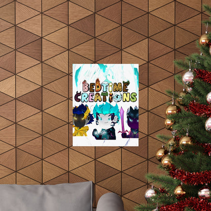 Bedtime Creations Poster — Chibi Fantasy Friends