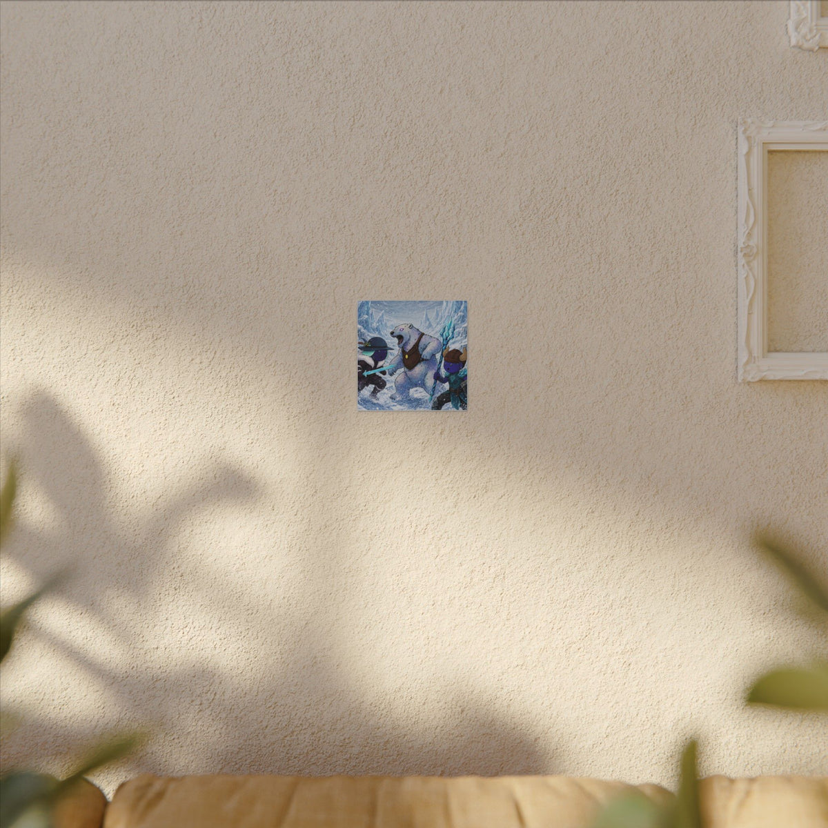 Bedtime Creations Canvas Wall Art — Frostmen vs. Polar Bear