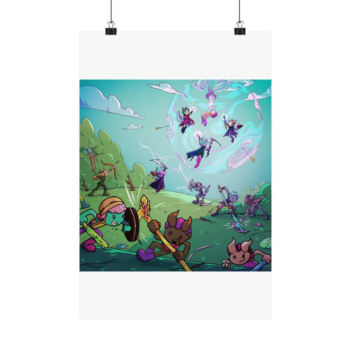 Bedtime Creations Kids Room Poster — Battle of the Dream Realm