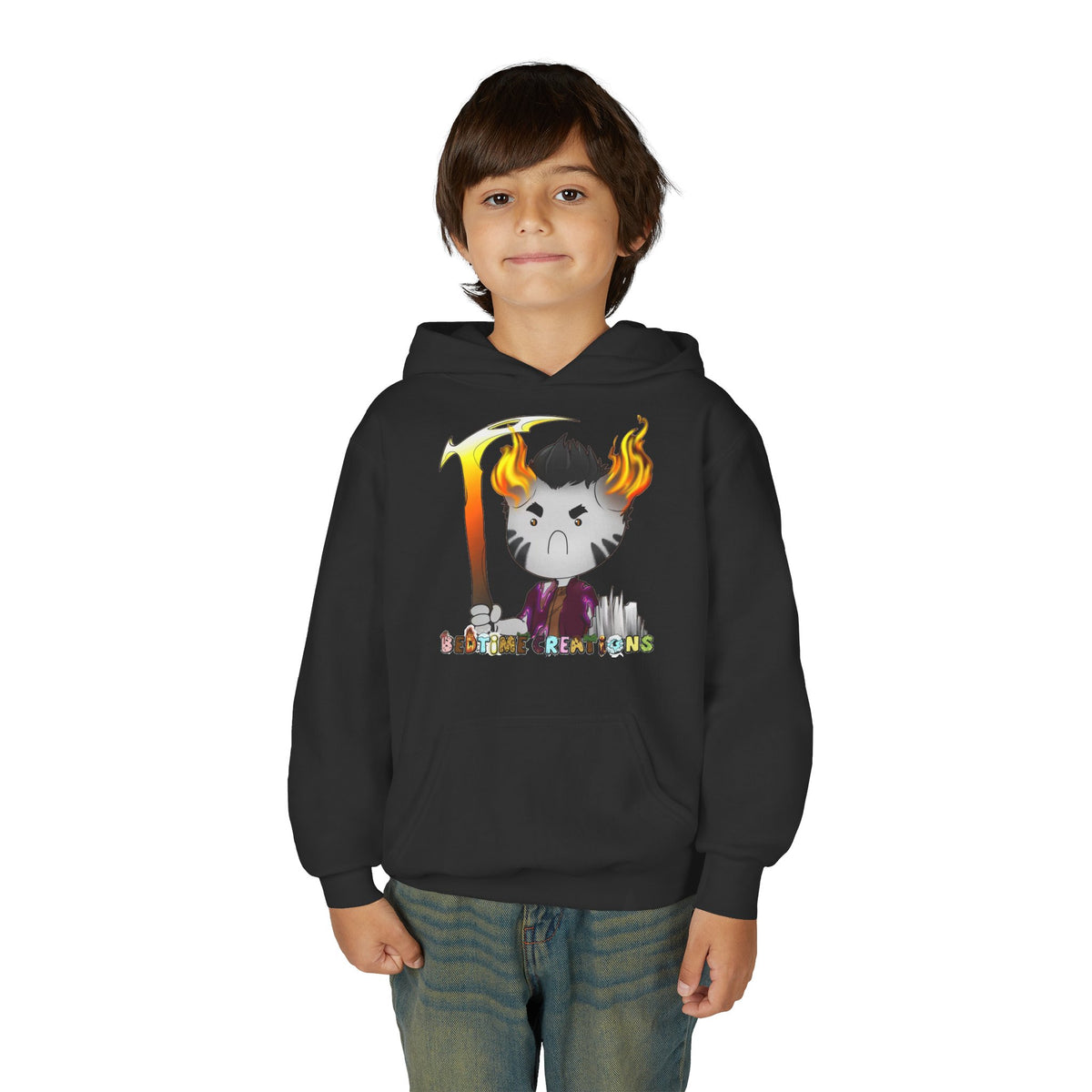Bedtime Creations Youth Hoodie — Demon 2