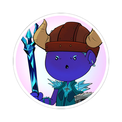 Bedtime Creations x Ultra Kingdoms Sticker — Frostman Trident Warrior