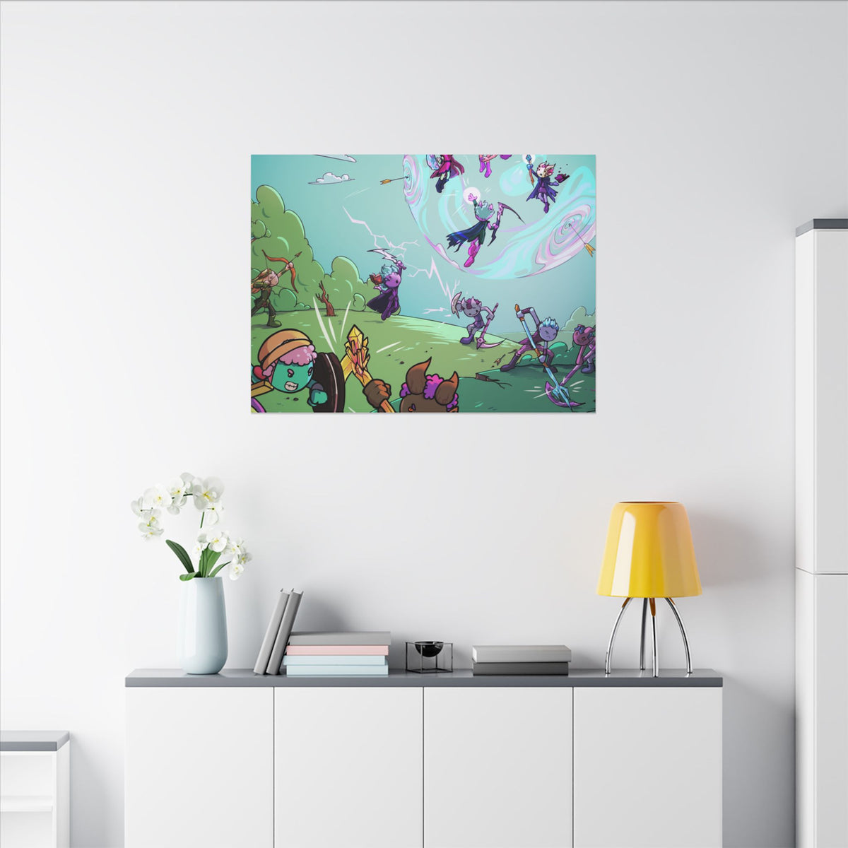 Bedtime Creations Canvas Wall Art — Battle of the Dream Realm