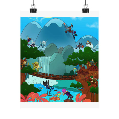 Bedtime Creations Poster — Woodlanders Valley