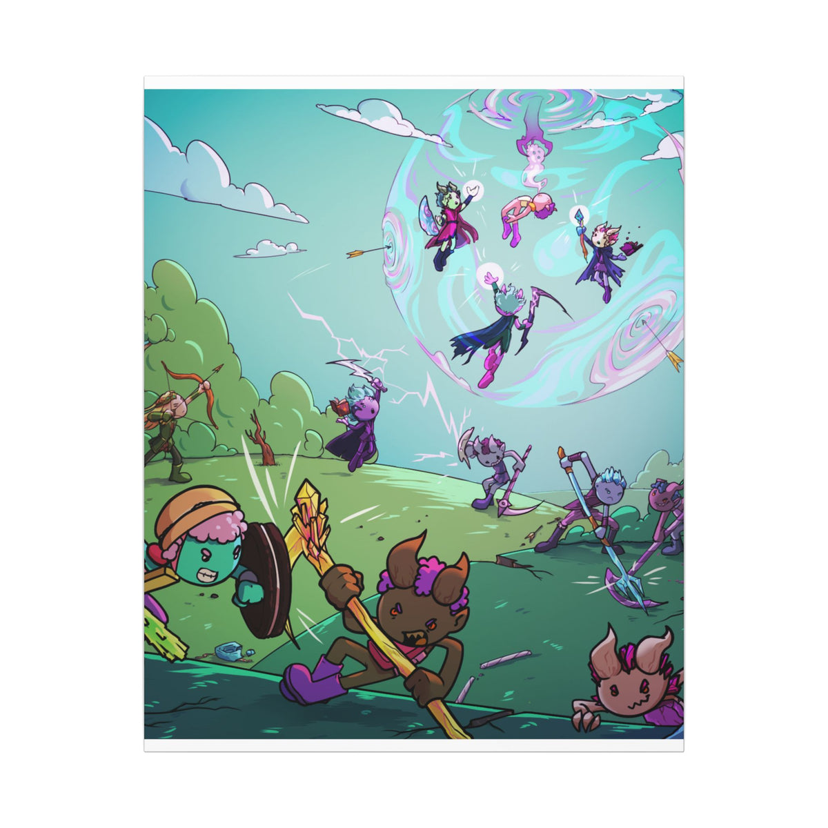Bedtime Creations Canvas Wall Art — Battle of the Dream Realm