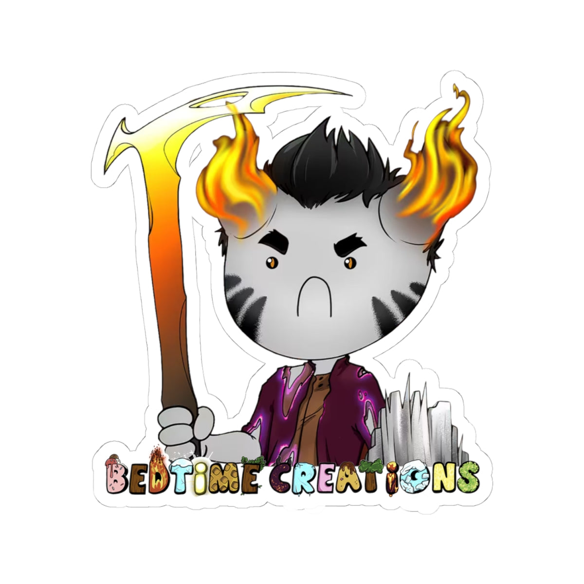 Bedtime Creations Demon 2 Kiss-Cut Sticker