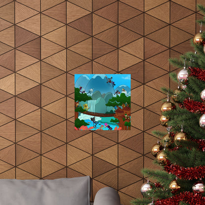 Bedtime Creations Poster — Woodlanders Valley