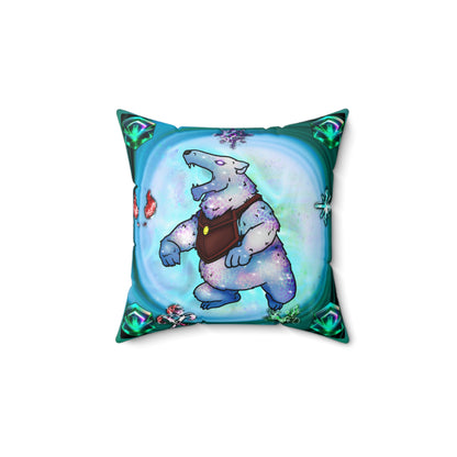 Bedtime Creations Throw Pillow — Crystal Polar Bear