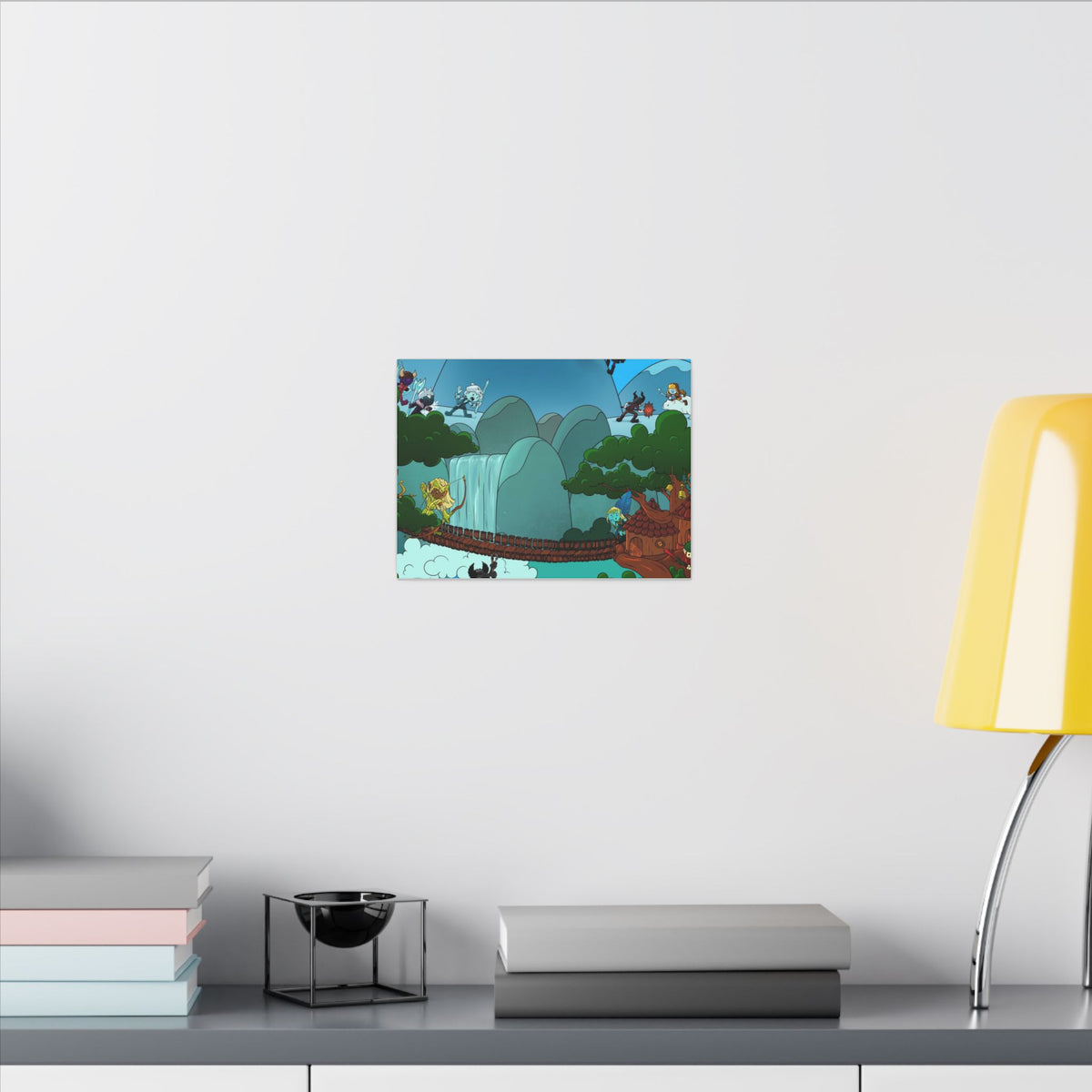 Bedtime Creations Canvas Wall Art — Woodlanders Valley