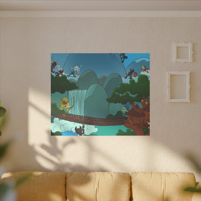 Bedtime Creations Canvas Wall Art — Woodlanders Valley