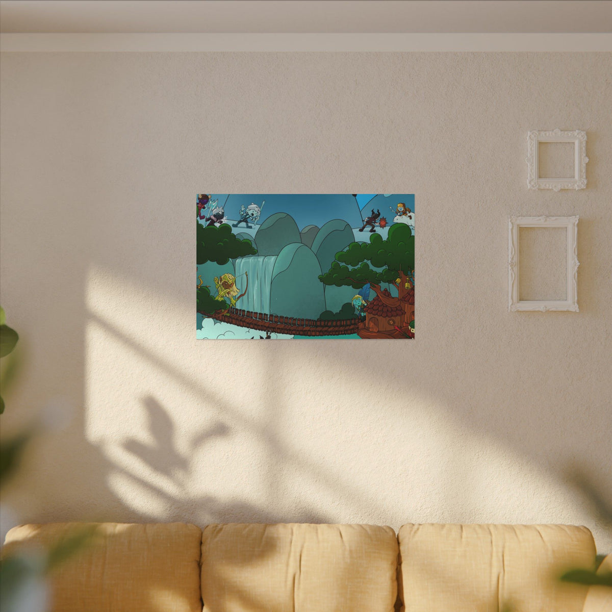 Bedtime Creations Canvas Wall Art — Woodlanders Valley
