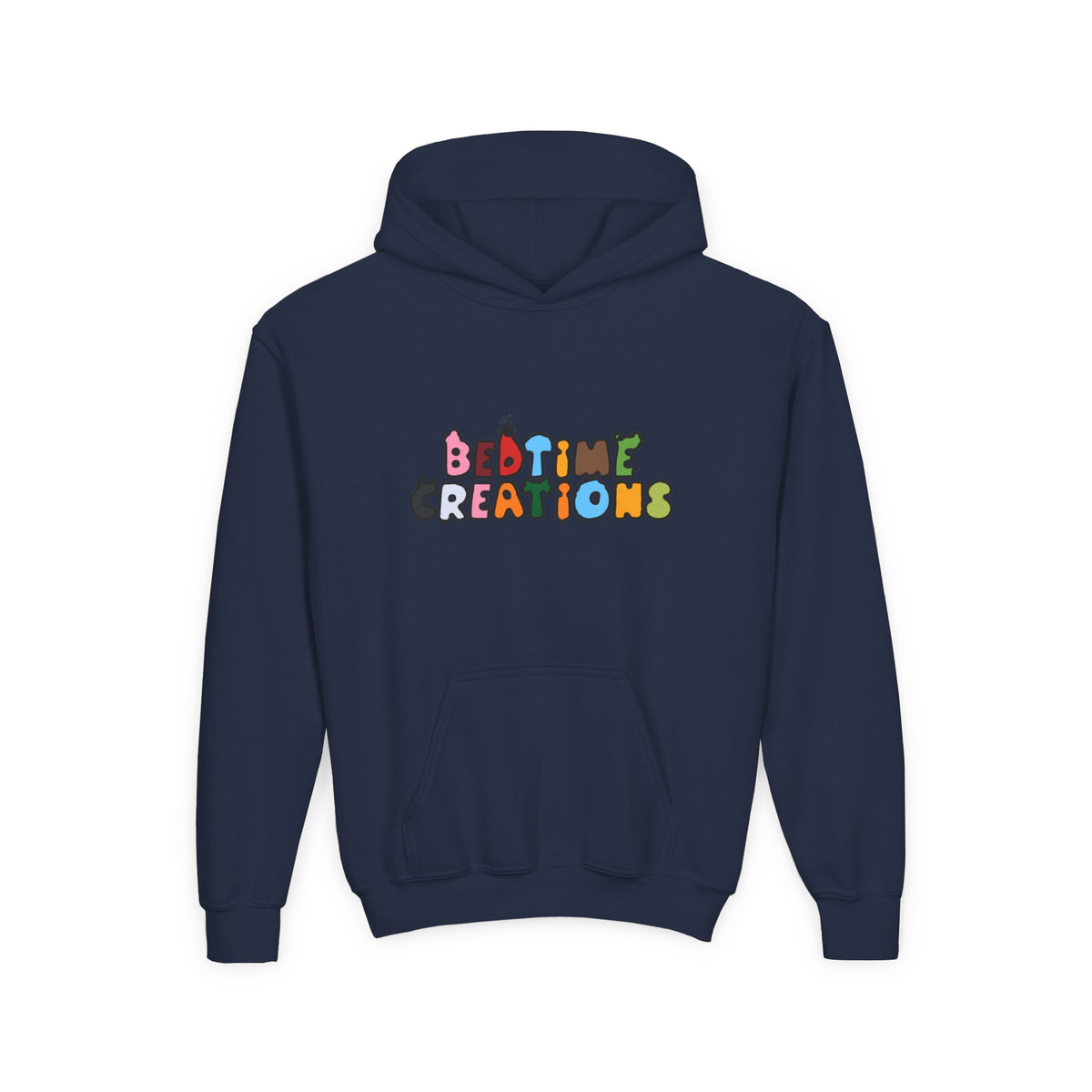 Bedtime Creations Youth Hoodie — Color Logo
