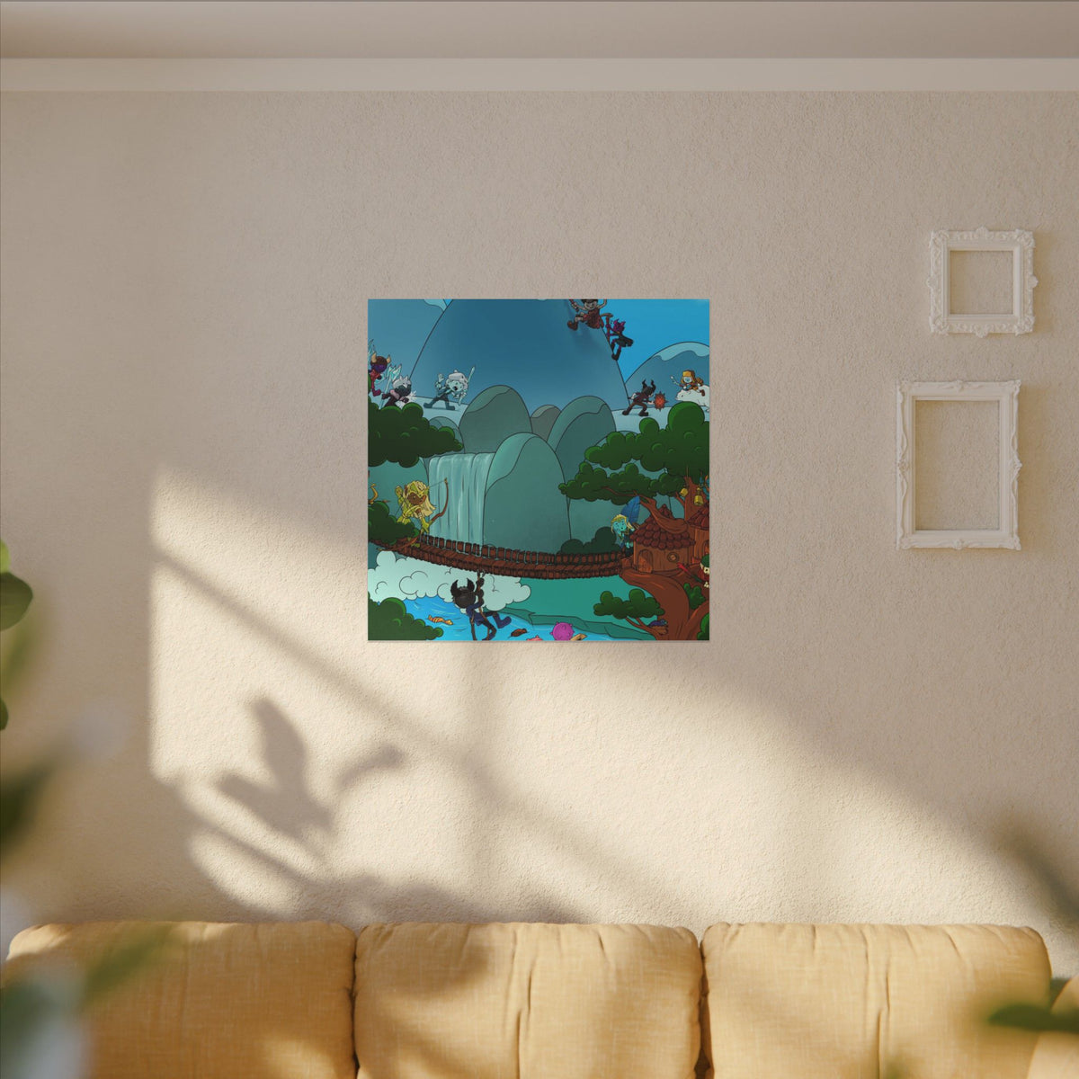 Bedtime Creations Canvas Wall Art — Woodlanders Valley