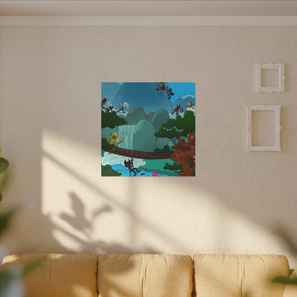 Bedtime Creations Canvas Wall Art — Woodlanders Valley