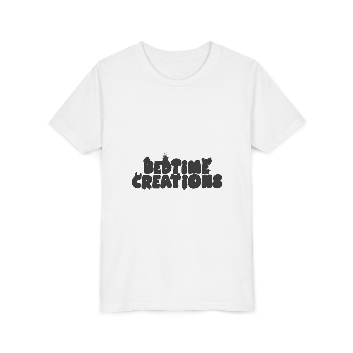 Bedtime Creations Youth Tee — Black Logo