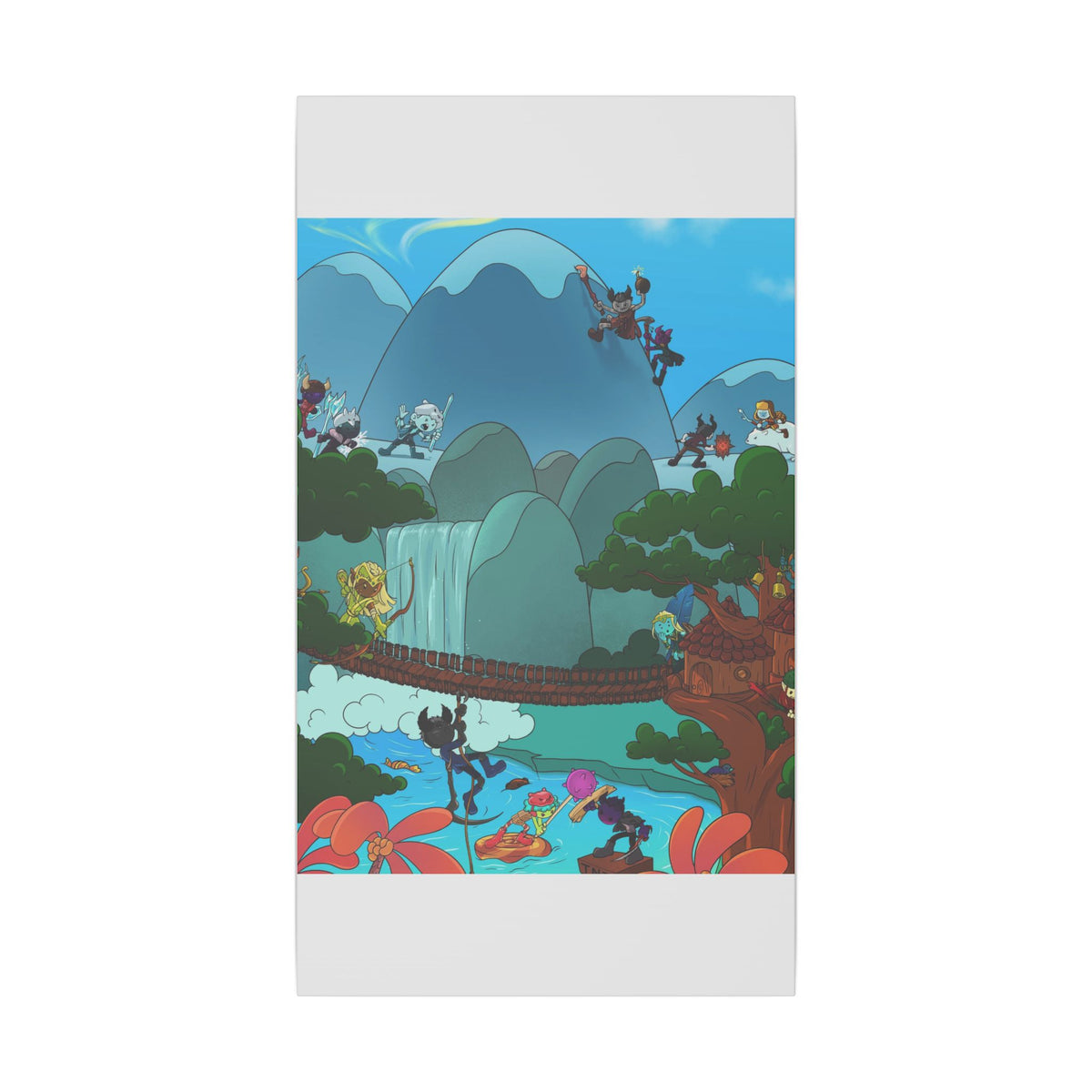 Bedtime Creations Canvas Wall Art — Woodlanders Valley