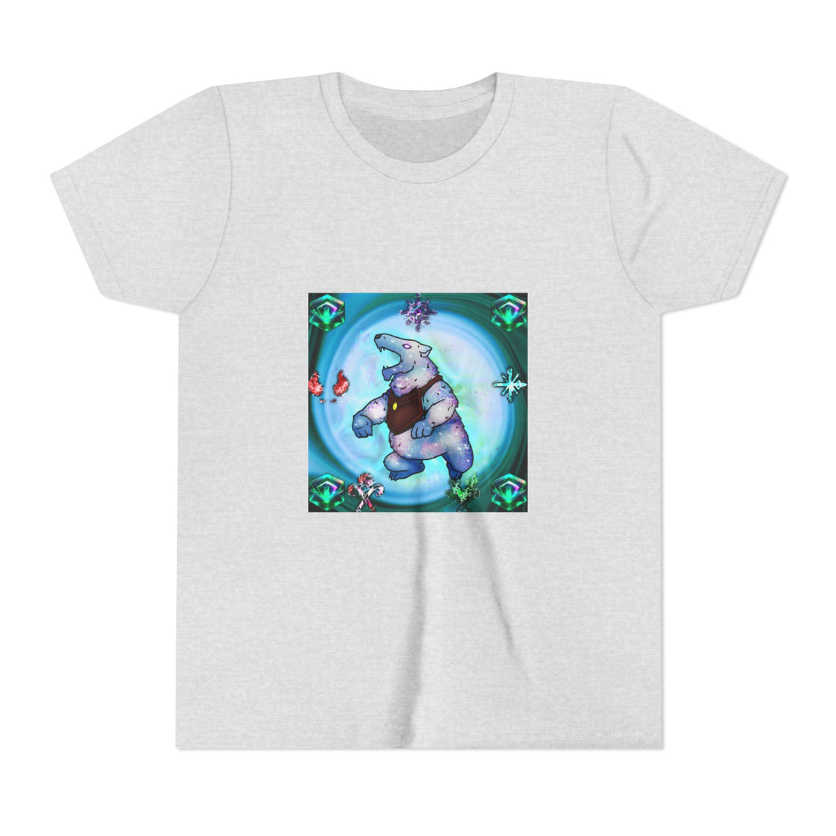 Bedtime Creations Youth Tee — Crystal Polar Bear