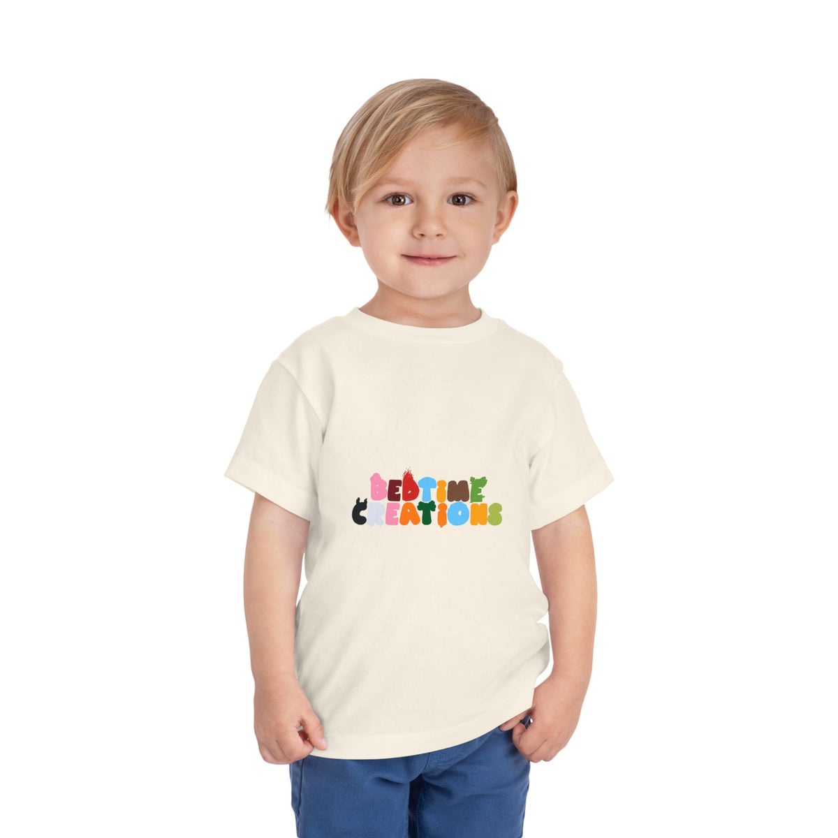 Bedtime Creations Toddler Tee — Rainbow Logo