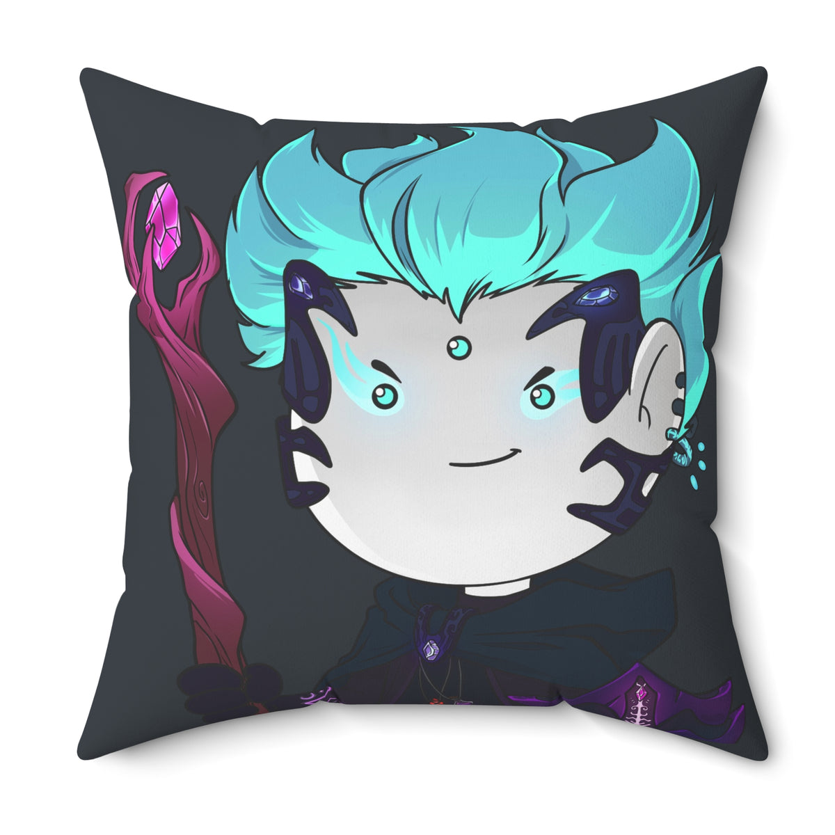 Bedtime Creations Throw Pillow — Mystic Portrait