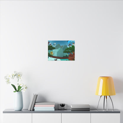 Bedtime Creations Canvas Wall Art — Woodlanders Valley