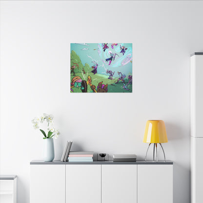 Bedtime Creations Canvas Wall Art — Battle of the Dream Realm