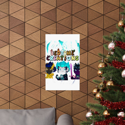 Bedtime Creations Poster — Chibi Fantasy Friends