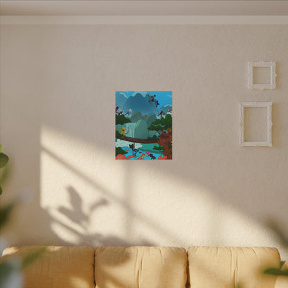 Bedtime Creations Canvas Wall Art — Woodlanders Valley