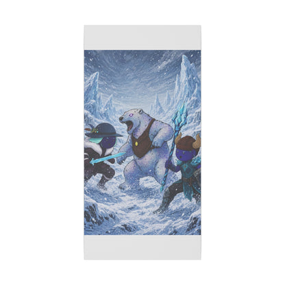 Bedtime Creations Canvas Wall Art — Frostmen vs. Polar Bear