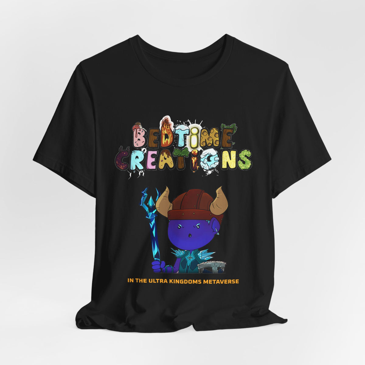 Bedtime Creations x Ultra Kingdoms Tee — Frostman Trident Warrior