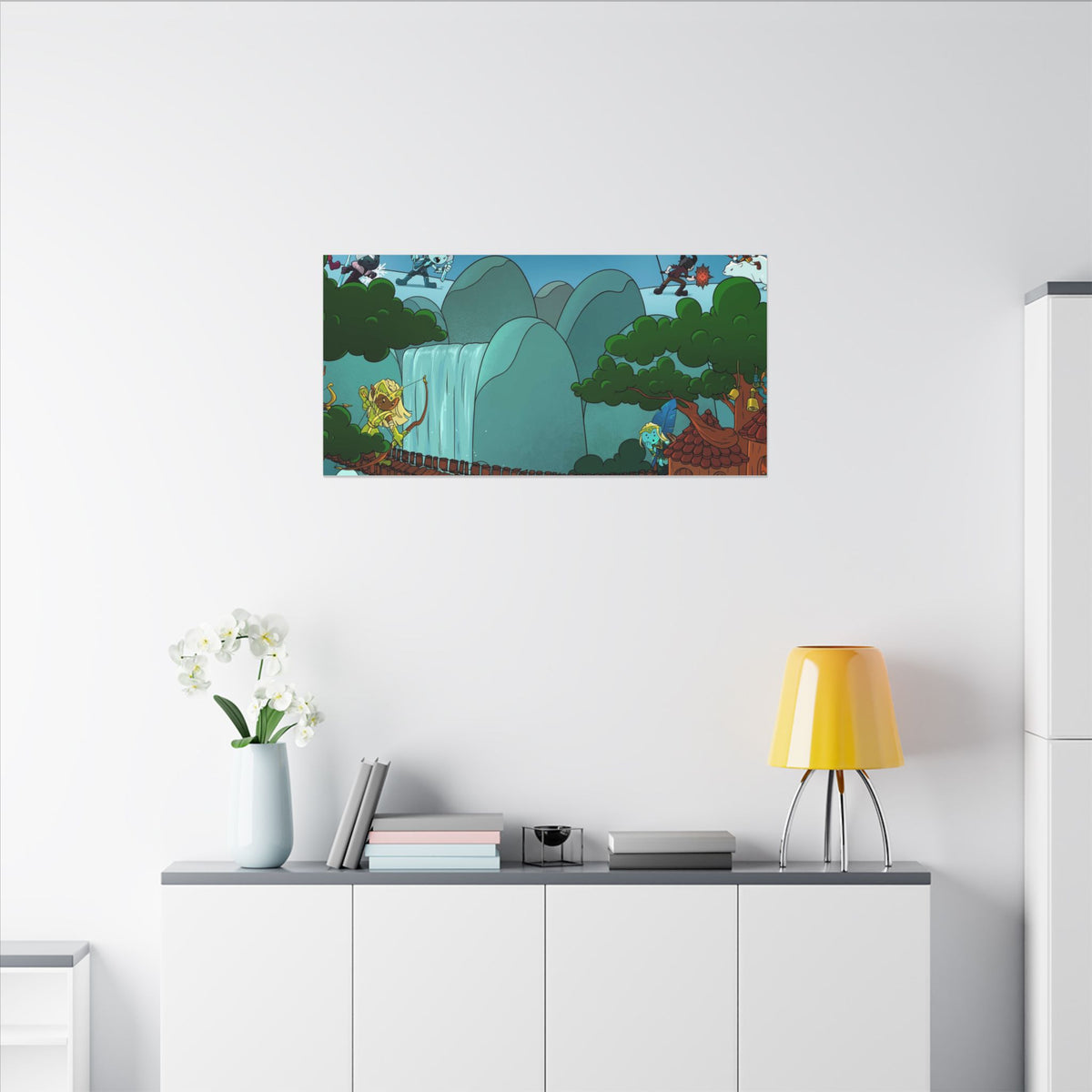 Bedtime Creations Canvas Wall Art — Woodlanders Valley
