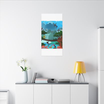 Bedtime Creations Canvas Wall Art — Woodlanders Valley